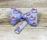 Blue Whale - Knotted Handcrafted Bowties
