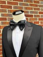 Black Gator - Knotted Handcrafted Bowties