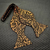 Oversized Leopard - Knotted Handcrafted Bowties