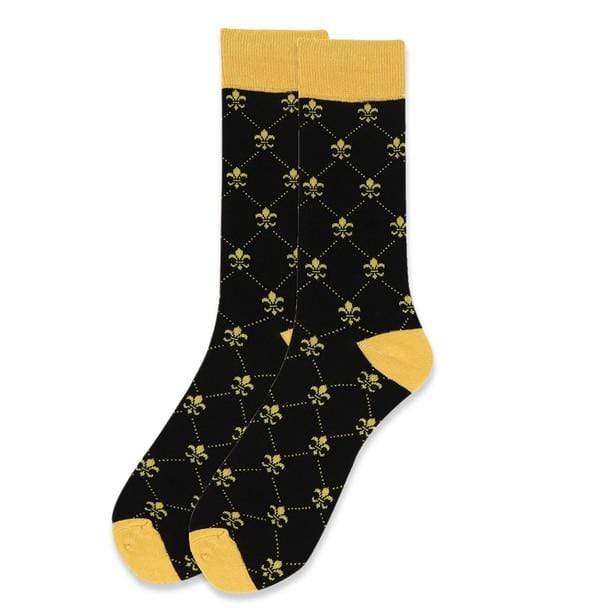 slim fit dress slacks Black Fleur De Lis Socks – Knotted Handcrafted Bowties