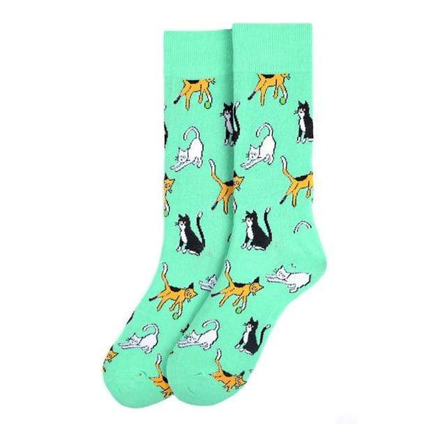 Playful Cat Socks - Knotted Handcrafted Bowties