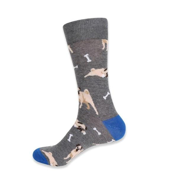 Pug Socks - Knotted Handcrafted Bowties